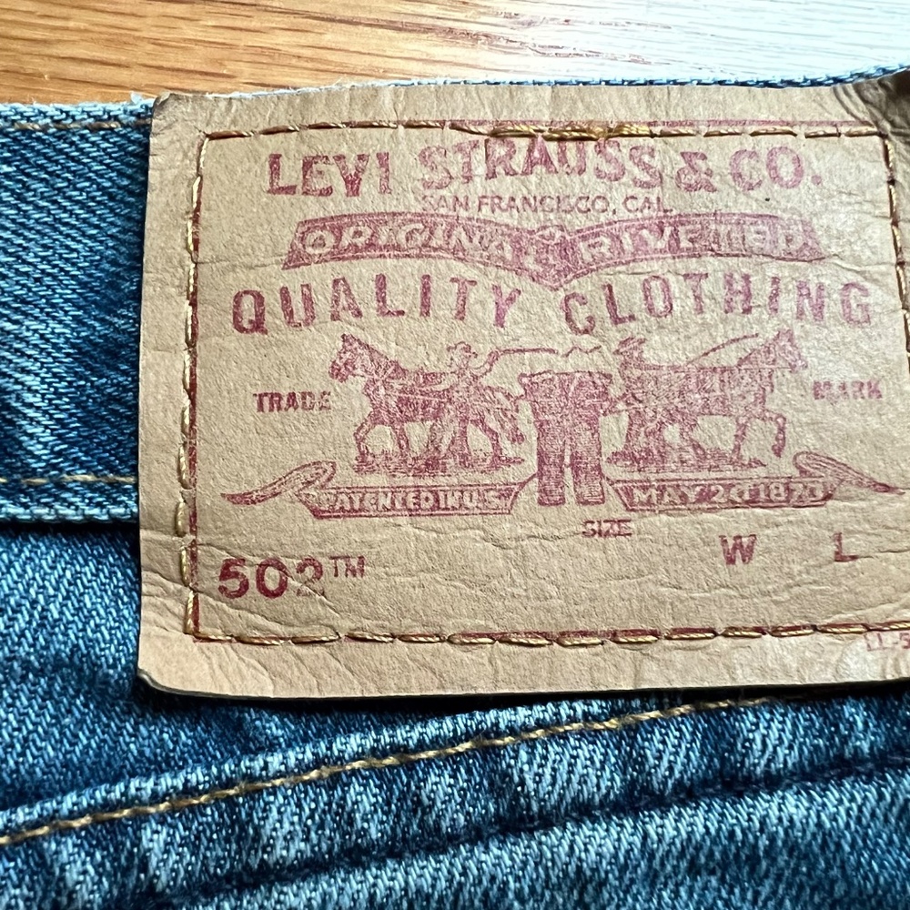 VTG Levi’s 502 buttonfly deadstock 100% cotton jeans Women  24x32 XS, NWOT USA! - Picture 6 of 14